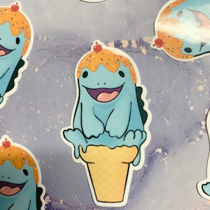 Quagsire Ice Cream Sticker