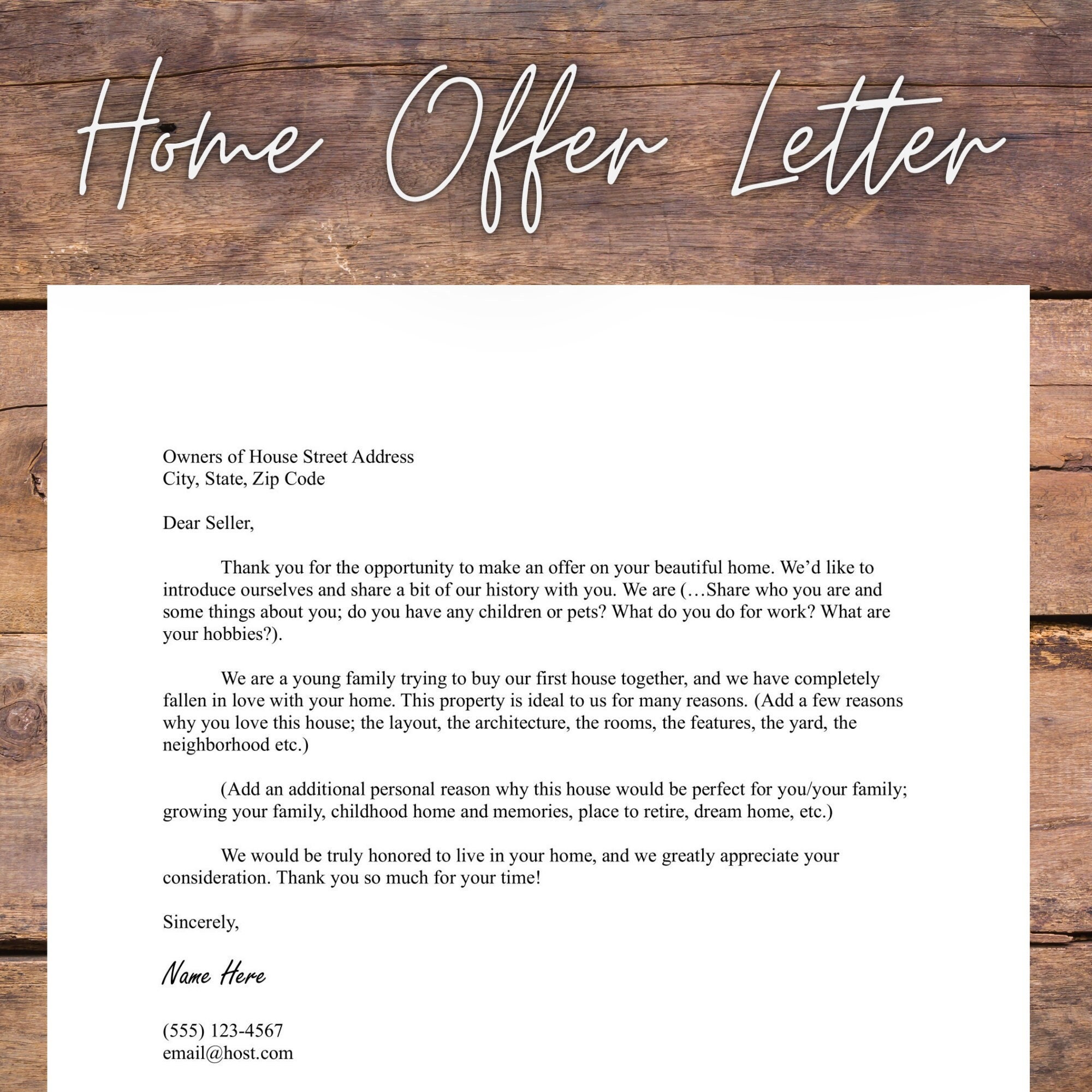 Home Offer Letter Template Clean Simple Home Offer Letter Template home-offer-letter-template-clean-simple-home-offer-letter-template