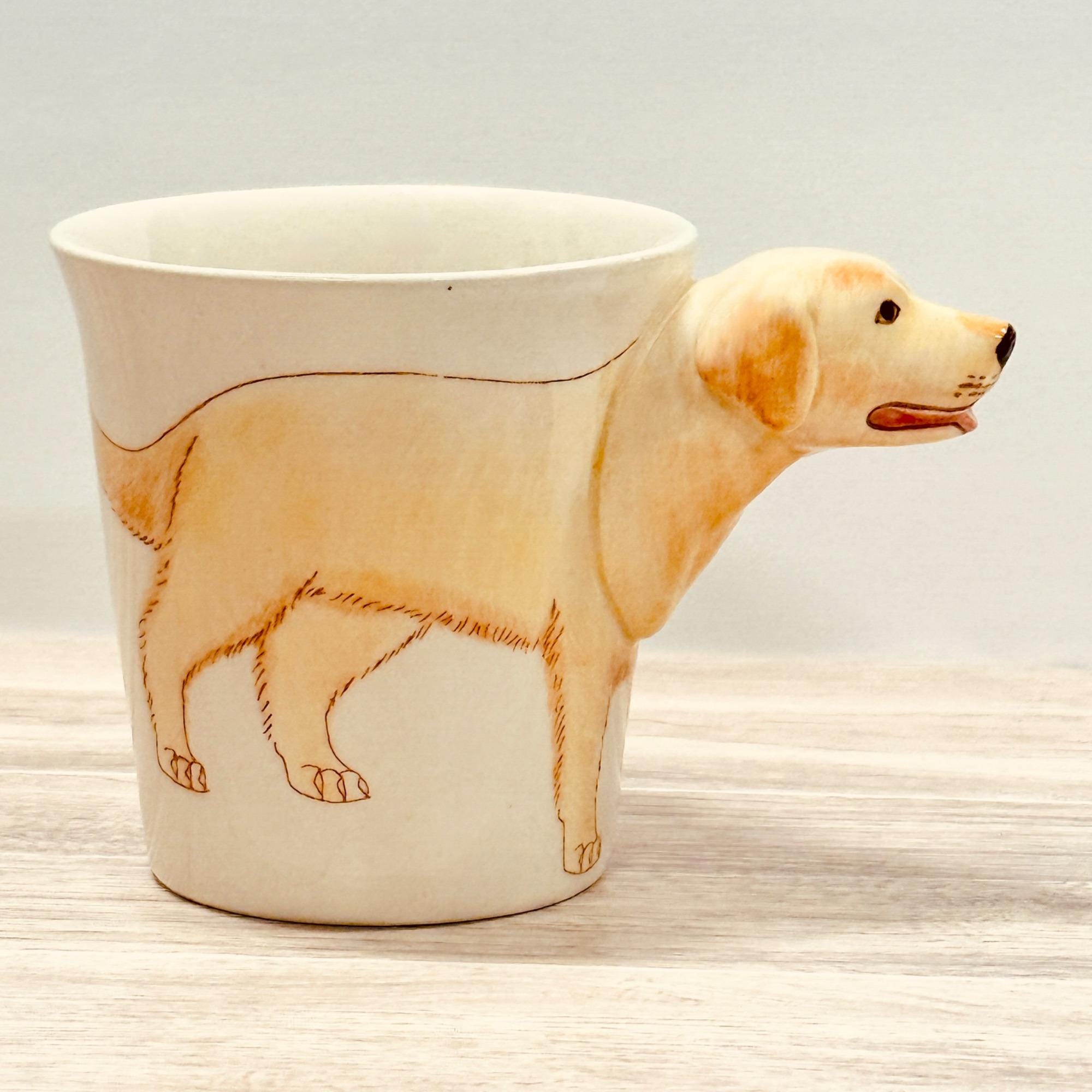 Boelter Brands Tazza Labrador Giallo 325 Ml – Ceramica Con Frase Simpatica Sul Cane