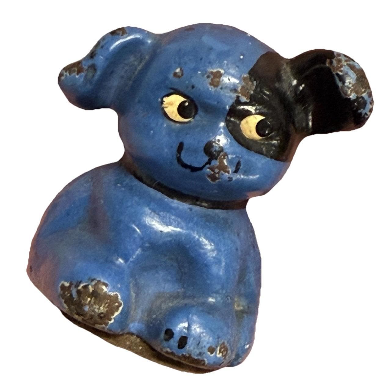 1914-15 St Louis Pup Advertising Cast Iron Dog Terriers Baseball Federal League
