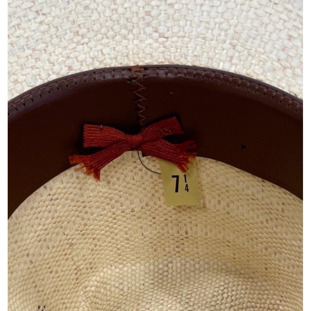 Chapeau de cowboy en paille - Vintage Longhorn - Dallas Hats Taille M