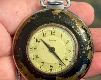 ヴィンテージ 1940 年代 E イングラハム 懐中時計 部品修復コレクター向け TICKS