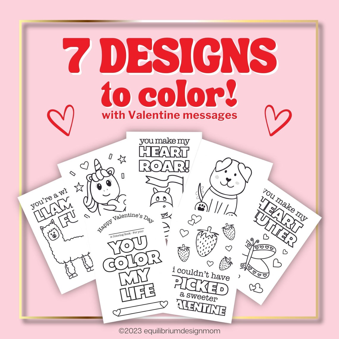 printable-valentine-activity-coloring-book-10-coloring-pages-with-love-notes-valentines-day