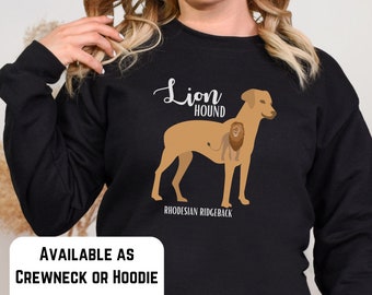 Rhodesian Ridgeback Hoodie, Ridgeback Sweatshirt, Dog Mama Sweatshirt, Dog Mom Gift, Ridgeback Mama, Dog Mom Gift, Ridgie Owner Gift
