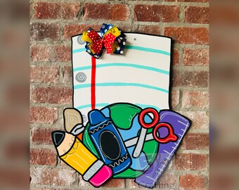 Back to School Teacher Door Hanger
