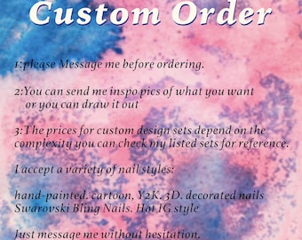 Custom Press On Nails | Handmade Salon Quality Gel Nails