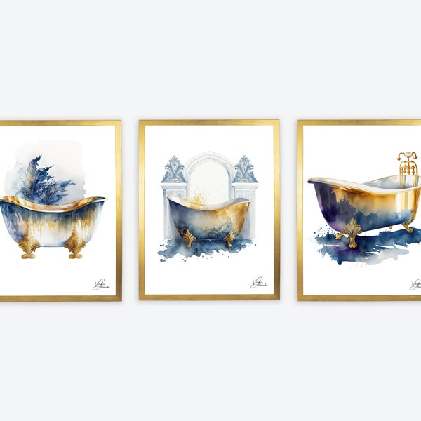 Master Bathroom Art Etsy