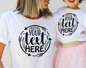 Your Text Here, Custom Text Shirt, Personalized Shirt, Custom Photo Shirt, Customized Photo Shirt, Make Your Own Shirt, Custom Design Shirt