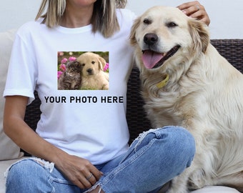 Custom Photo Shirt, Custom Text Shirt, Custom Text & Photo Shirt, Photo Shirt, Customized Photo Shirt, Make Your Own Shirt, Your Photo Here