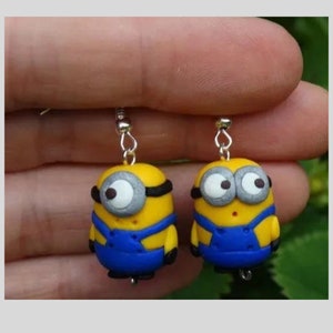Minions Polymer Clay Earrings