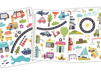 Build-A-City Window Clings