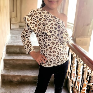ONE SHOULDER TOP Mallorca, pdf sewing pattern, sewing pattern, girls, top, top
