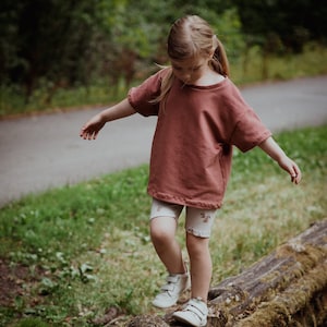 OVERSIZED SHIRT a little bit crop & long pdf sewing pattern, sewing pattern shirt