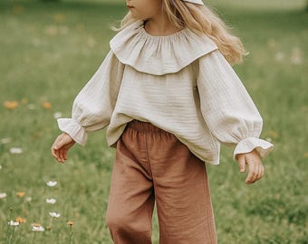 BLOUSE THESSALONIKI pdf sewing pattern, sewing pattern, blouse, baby, girl