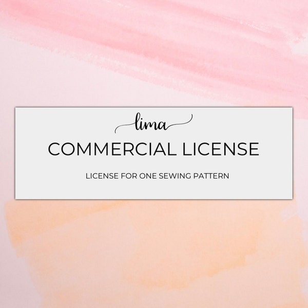COMMERCIAL LICENSE one pattern