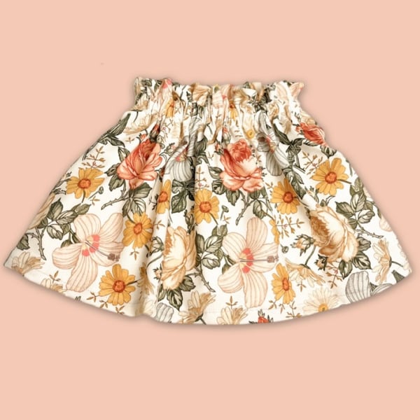 SKIRT MILANO pdf sewing pattern, Paperbag, skirt, girls, sewing pattern