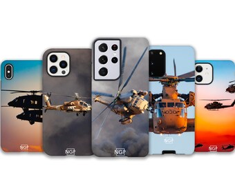 Militaire Luchtvaart Airforce Telefoon geval Helikopters soldaten Vliegtuigen Cover voor iPhone 14, Xr, 13, 12, 11 Pro, Xs, Samsung, S22, S10 S21 ultra
