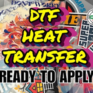 DTF Transfer, Full Color Custom DTF Print, High Quality, Ready To Press Transfers, Wholesale Dtf Print, Custom Heat Transfer, Direct To Film
