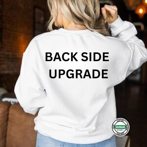 BACK PRINT UPGRADE- Primary Order for front shirt is mandatory.