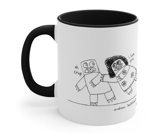 Oh Crap, I Love You Monster Mug by Andrew Ballstaedt, 11oz