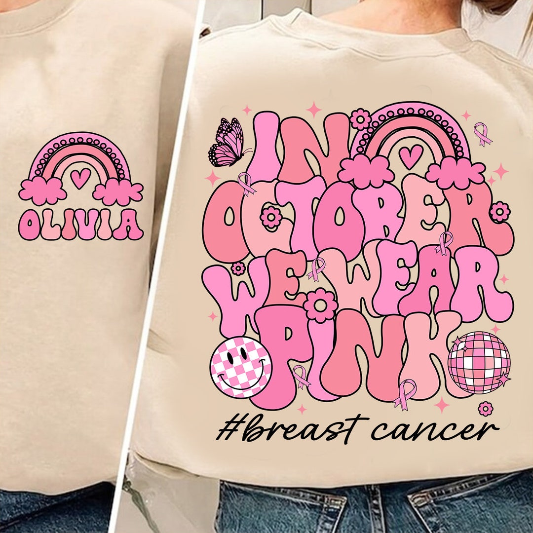 In October We Wear Pink Shirt in October We Wear Pink Etsy