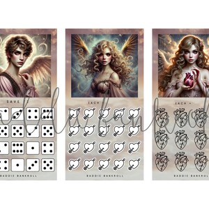 Creepy Cupid | Digital Download | Saving Challenge Set of 3 | Printable Trackers (A6)