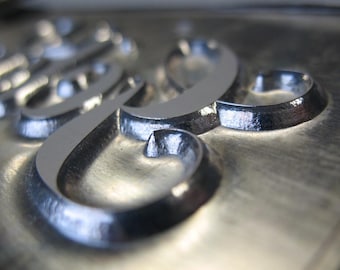 Individual hot stamp for ringbox embossing