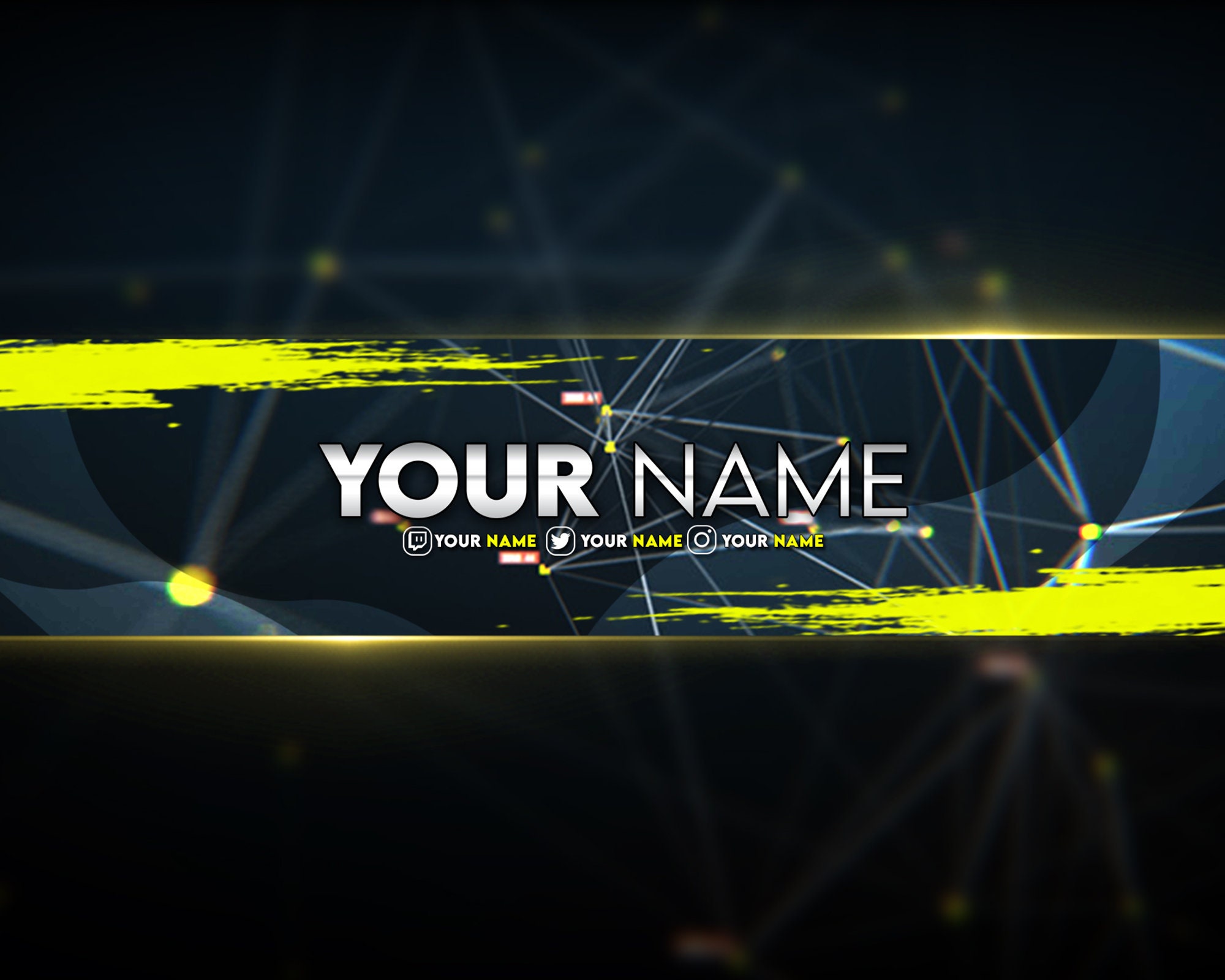 I Will Design a  Banner Gaming Twitch and Twitter 