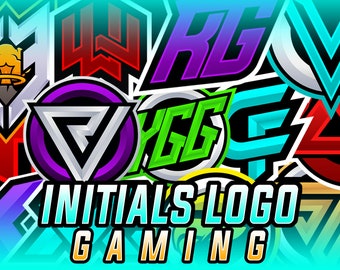 I Will Create you Initials Gaming Logo For Your Youtube , Twitch or Streaming Channel