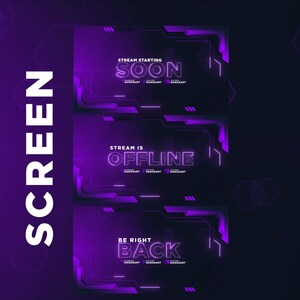 Loading Screen For Stream I Will Create Animated Stream Overlay for Your Youtube or Twitch ...