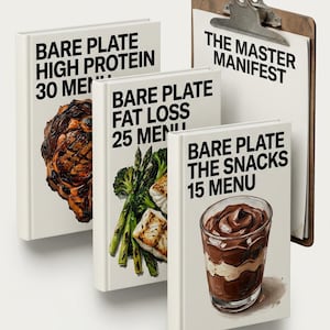 De complete gids voor het bereiden van maaltijden: 30 eiwitrijk, 25 stukjes, 15 snacks, The Master Manifest (digitale download)