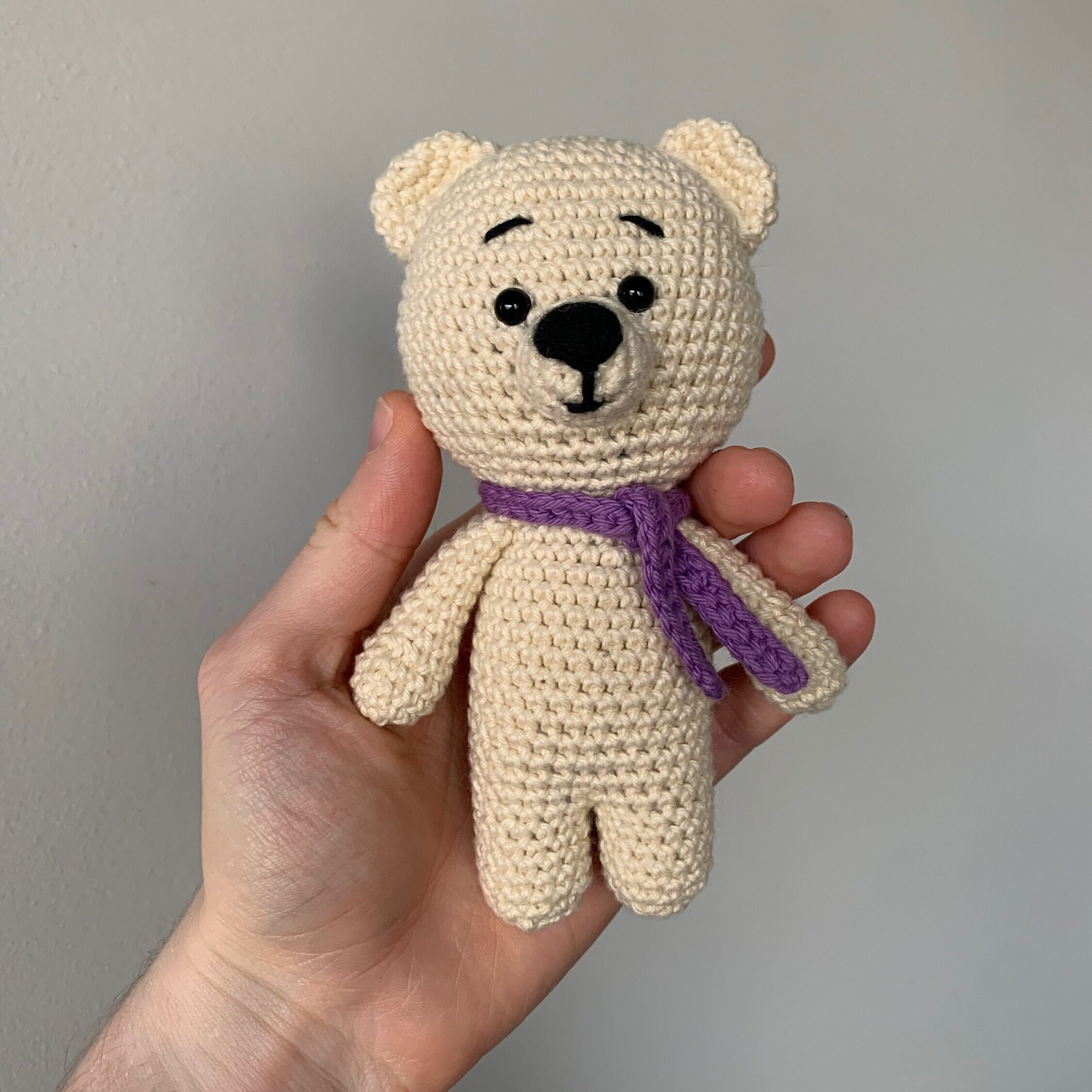 Crochet Teddy Bear Amigurumi Plushie - Etsy