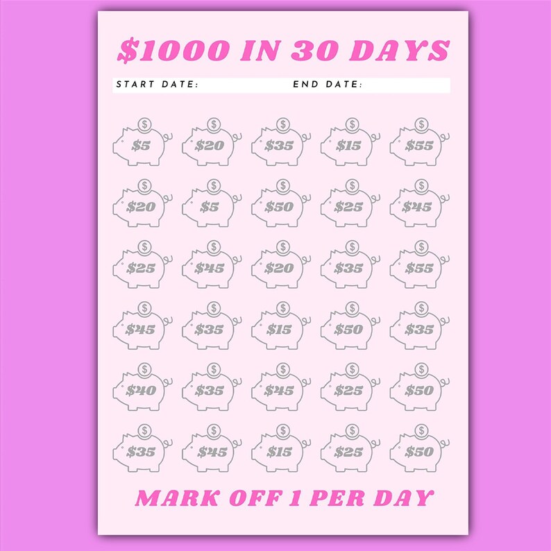 1K in 30 Days Money Saving Challenge - Il 794xN.4560672353 Pq1r 