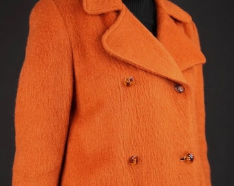 Rare 1970s Loden Coat in Orange | Königsadler Loden | Made in Tyrol