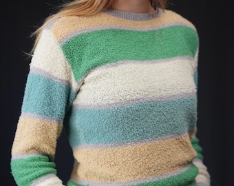 Missoni pull vintage couleurs pastel