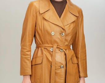 RESERVED for Afruz | Jean Paul Gaultier Leather Trench-coat dark