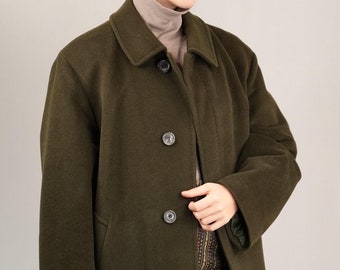 Steinbock Loden Coat Vintage | Men's Loden Coat Size L (50 Steinbock Loden Coat Vintage | Men's Loden Coat Size L (50