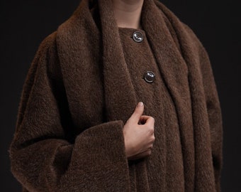 Gianfranco Ferre Studio 0001 Alpaca Mohair Coat | Vintage from 1987 | Made in Italy