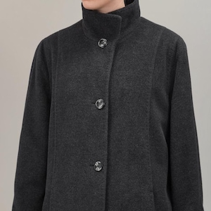 Long Angora Wool Vintage Coat - Etsy