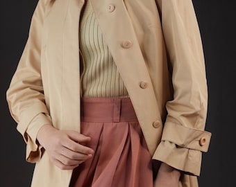 Pure Silk Vintage Trench-Coat | Ferrari, Alessandria | Tailored in Italy
