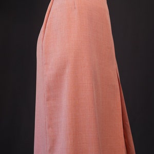 Peach colored Vintage Pencil Skirt 90s image 4