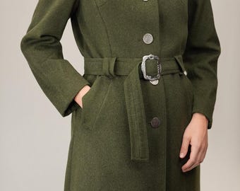 70´s 西ドイツ製 WEYRER ダブルブレスト ローデンコート