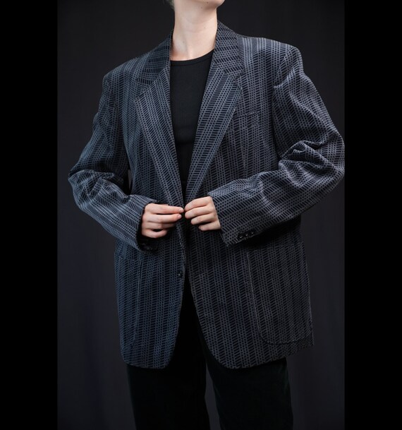 Vintage 80’s Blazer with Velvet Lapel