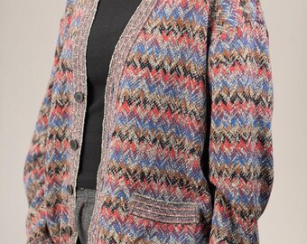 Missoni Vintage Cardigan With Chevron Pattern 90s Made in Italy - Etsy Missoni Vintage Cardigan With Chevron Pattern 90s Made in Italy - Etsy