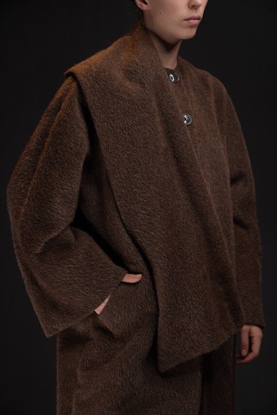 Gianfranco Ferre Studio 0001 Alpaca Mohair Coat |… - image 4