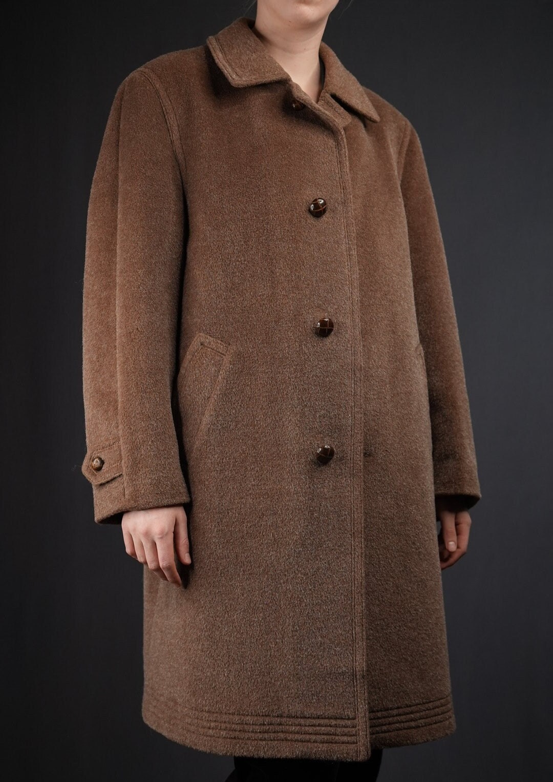 ジャケット・アウター Moessmer Loden Coat versin wool navy MOESSMER | Dark green Men's Coat | YOOX