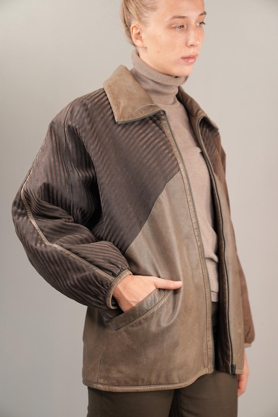 【１着でも送料無料】 1980s Women's Jacket Leather Vintage Pancaldi | Suede Soft ジャケット・アウター