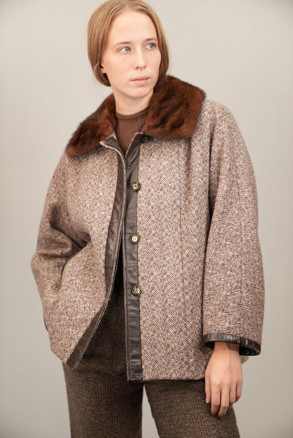 ジャケット・アウター Sheller Handmade stitch wool jacket coat Creating a One-of-a-Kind Blanket Stitch Wool Coat (Feat. Faux