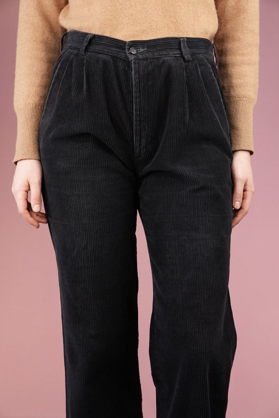 Tailored Trousers in Cornindone Black