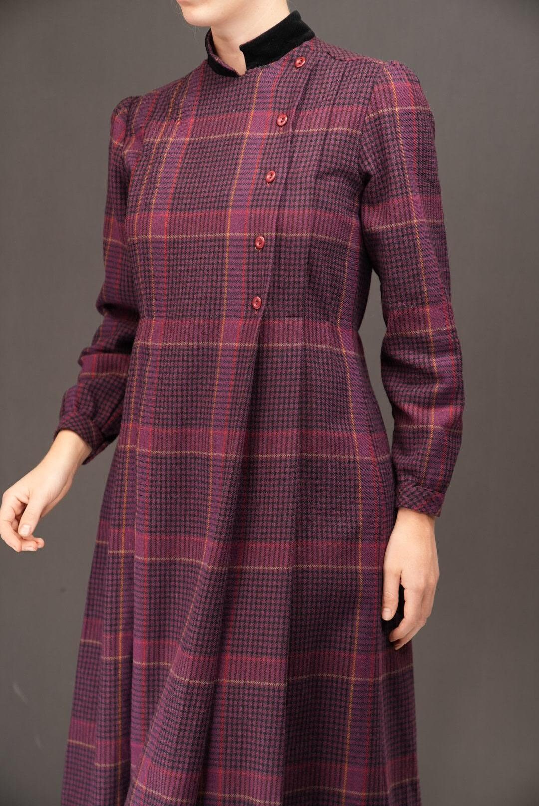 Plaid Winter Dress - Etsy Plaid Winter Dress - Etsy